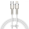 Baseus USB-C kábel a Lightning Baseus Cafule-hez, PD, 20 W, 1 m (fehér)
