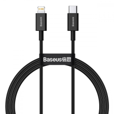 Baseus USB-C kábel a Lightning Baseus Superior sorozathoz, 20 W, PD, 1 m (fekete) kábel és adapter