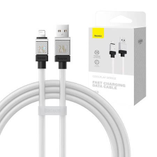 Baseus USB-C - Lightning kábel 2.4A 1m fehér (CAKW000402) (CAKW000402) kábel és adapter