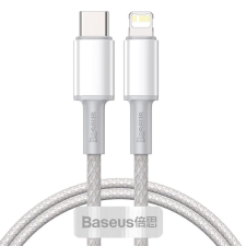 Baseus USB-C-Lightning kábel PD 1m fehér (CATLGD-02) kábel és adapter
