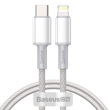 Baseus USB-C-Lightning kábel PD 1m fehér (CATLGD-02) (CATLGD-02) kábel és adapter