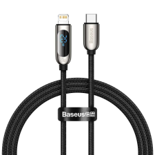 Baseus USB-C - Lightning kijelzőkábel PD 20W 1m (CATLSK-01) #fekete kábel és adapter