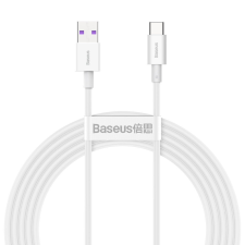 Baseus USB Type C Superior 66W kábel 2m fehér (CATYS-A02) kábel és adapter