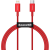 Baseus USB Type-C töltő- és adatkábel, Lightning, 100 cm, 20W, törésgátlóval, gyorstöltés, PD, Baseus Superior, CATLYS-A09, piros