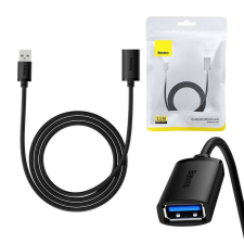Baseus USB-USB hosszabbító kábel, 1 m - Baseus (B00631103111-02) - Fekete kábel és adapter