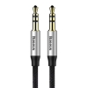 Baseus Yiven 3,5mm AUX mini jack audiokábel 1,5 m fekete-ezüst (CAM30-CS1) (CAM30-CS1)