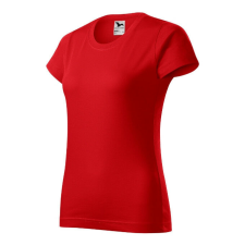 Basic póló női piros 3XL női póló