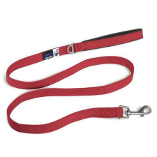  BASIC póráz - CURLI - piros nyakörv, póráz, hám kutyáknak
