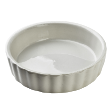 BASIC Porcelán tarta edény 13x13cm, elegáns dizájn, fehér edény