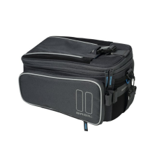BASIL csomagtartó táska Sport Design Trunkbag, Universal Bridge System, grafitszürke kerékpáros kerékpár és kerékpáros felszerelés