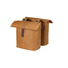BASIL dupla táska City Double Bag, Universal Bridge System, camel barna kerékpáros kerékpár és kerékpáros felszerelés