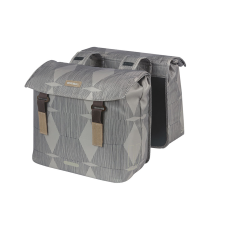 BASIL dupla táska Elegance Double Bag, szürke kerékpáros kerékpár és kerékpáros felszerelés