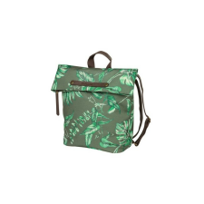 BASIL egyoldalas táska és hátizsák Ever-Green Daypack, Hook ON, thyme zöld kerékpáros kerékpár és kerékpáros felszerelés