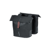 BASIL hátsó kerékpár táskák CITY DOUBLE BAG 32L black 18071