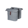 BASIL hátsó kerékpár táskák CITY DOUBLE BAG 32L grey melle 18072