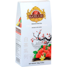Basilur White Tea Strawberry Vanilla papír 100 g (4792252945166) tea