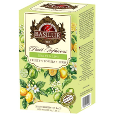Basilur Without Hibiscus Lemon & Lime 20 × 1,8 g, csomagolt tea