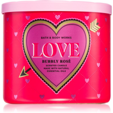 Bath & Body Works Bubbly Rosé - Love illatgyertya 411 g gyertya