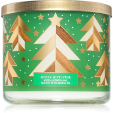 Bath & Body Works Merry Mistletoe illatgyertya 411 g gyertya