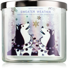 Bath & Body Works Sweater Weather illatgyertya V. 411 g gyertya