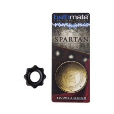 Bathmate BathMate - Spartan szilikon erekciógyűrű (fekete) péniszgyűrű