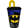  Batman Bat Signal szívószálas pohár, műanyag 430 ml
