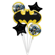  Batman fólia lufi 5 db-os szett party kellék