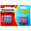 Battery PANASONIC ALKALINE POWER BATTERY AA 4+4