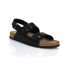  BATZ Apollon fekete férfi bőr szandál 41-46 gyógypapucs