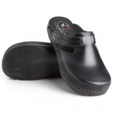 BATZ papucs FLOWER FEKETE