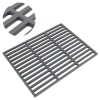 Bau Öntöttvas grillrács 38x29 cm BBQ zománcozott grillrács téglalap alakú