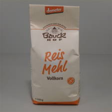 Bauck Hof bio gluténmentes rizsliszt teljes kiőrlésű 500 g reform élelmiszer