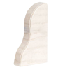 baudekor MDF42 Végzáró jobb B023/B449/B467 (világosbarna)