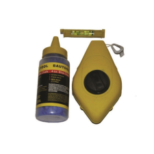 Bautool Kicsapózsinor műanyag házas + porfesték + mini szintező (bg0299) kőműves és burkoló szerszám