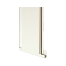BauTrend 10-ES SZEGÉLYPROFIL FEHÉR PVC FALBURKOLÓ SZEGÉLY 280CM élvédő, sín, szegélyelem