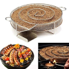 Bavaria Hideg füstgenerátor BBQ füstölő spirál tálca 16x4,5cm