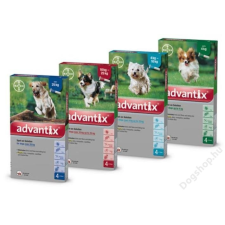 Bayer Advantix 10-25kg (4 pipetta) élősködő elleni készítmény kutyáknak