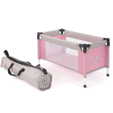 Bayer Chic Utazóágy lila csillagos játékbaba felszerelés