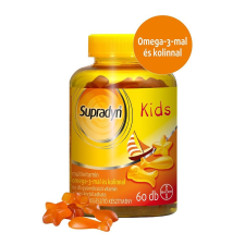 BAYER HUNGÁRIA KFT Supradyn Kids gumivitamin omega-3-mal gyermekeknek 60x vitamin és táplálékkiegészítő