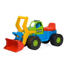 BAYO Gyerek kotró és rakodó jármű Bayo 74 cm kék autópálya és játékautó