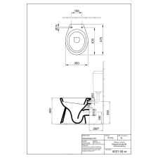  Bázis WC mélyöblítésű, hátsókifolyású, E+, fehér szaniter