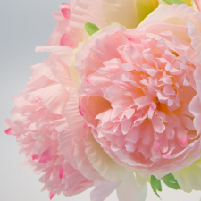  Bazsarózsa művirág Világos rózsaszín dekoráció