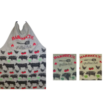  BBQ kötény 84x60cm lakástextília