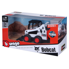 Bburago 10 cm - Bobcat markolóval 18-31801 autópálya és játékautó