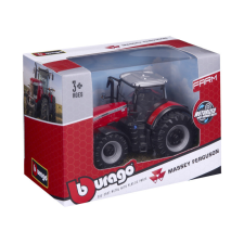  Bburago 10 cm traktor - Massey Ferguson 18-31613 autópálya és játékautó