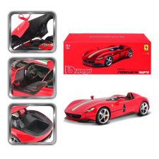 BBurago 1:18 Ferrari Signature series Monza SP-1 piros autópálya és játékautó