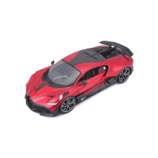 BBurago 1:18 TOP Bugatti Divo piros autópálya és játékautó