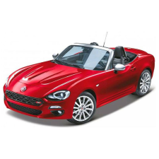 BBurago 1:24 Plus Fiat 124 Spider Red autópálya és játékautó
