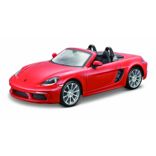 BBurago 1:24 Plus Porsche 718 Boxster narancssárga autópálya és játékautó