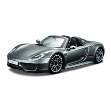 BBurago 1:24 Plus Porsche 918 Spyder szürke autópálya és játékautó